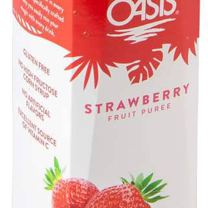 Pixiss - Venta al por mayor Zumos de fruta - Botella de Mezcla para Bebidas Premium de Fresa Island Oasis SB3X, 1 L