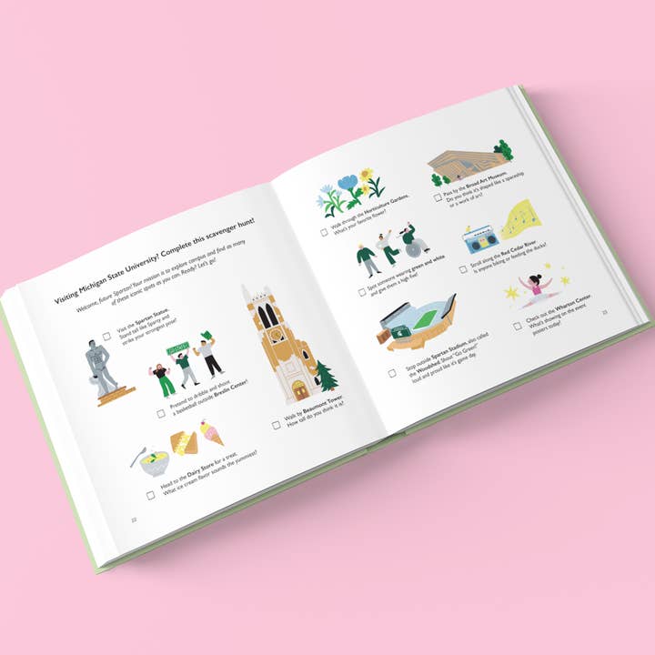 Collegiate ABCs - Wholesale Preschool Book (3-5) - Michigan State University A to Z - Officially Licensed6