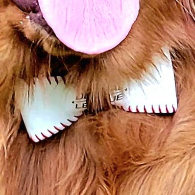 Dog Baseball Bow Tie, Dog Formal Accessories for wholesale by Home Run Accessories