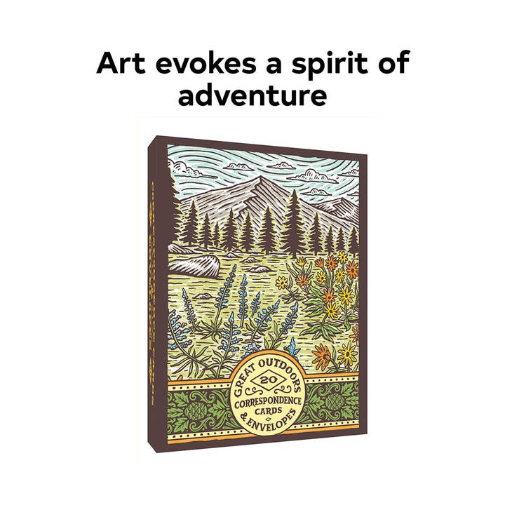 Chronicle Books - Wholesale Stationery/Notecard Set - Great Outdoors Correspondence Cards2