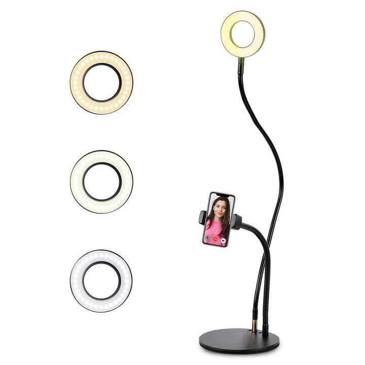 Kit de lumière annulaire LED pour selfies pour le streaming et la création de contenu pour la vente par Technical Pro