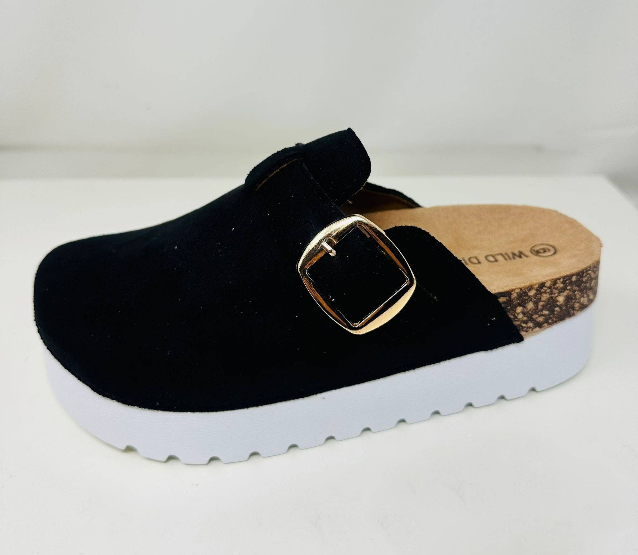 Mars Sky Shoes Wholesale - Vente Mules – femme - Wild Diva JUTTA-01 Mules à boucle pour femmes avec semelle en liège et semelle épaisse - Pack de 18 paires - 15,45/paire2