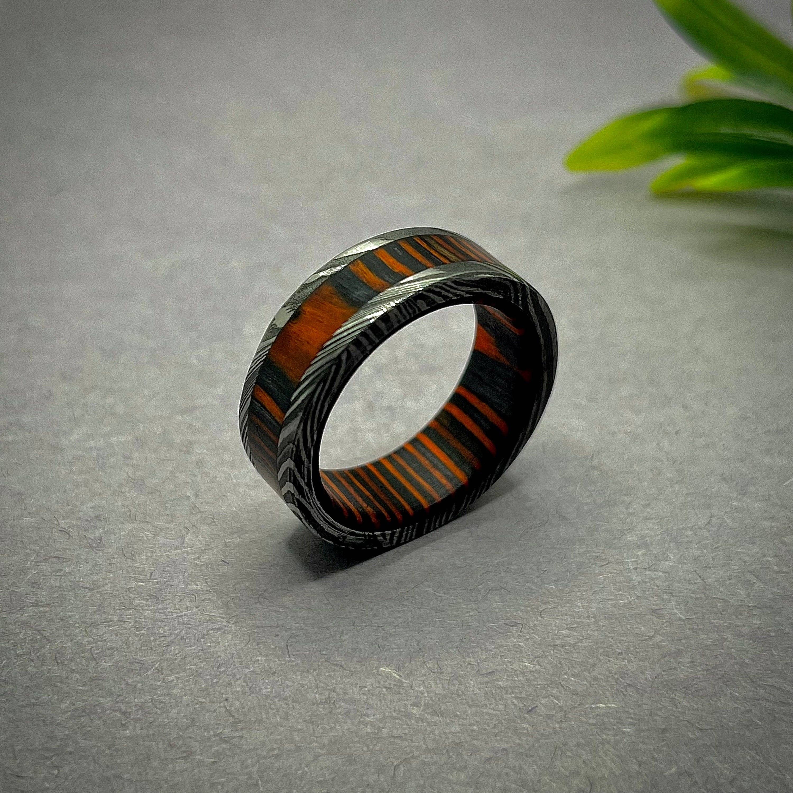 RustyStudioUSA - Wholesale Jewelry - Men's - Damascus Ring Men, Damascus Ring, Mens Wedding Ring, Mens Ring, Damascus Steel Ring, Damascus Steel Bands, Damascus Steel Rings, Women Rings1