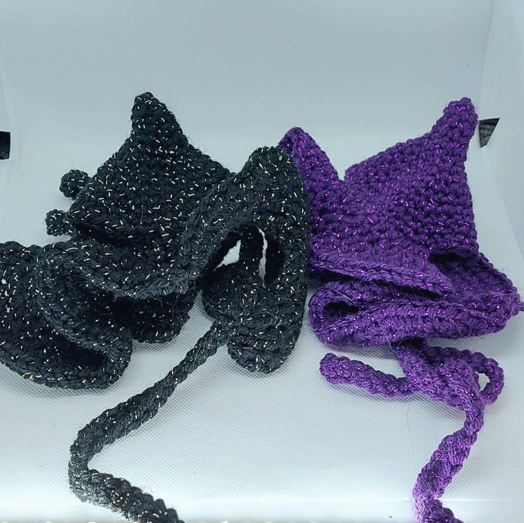 Glitter Ghost Clothing and Accessories – chapéu - Cão por atacado – Chapéu Crochet Brilha - Chapéu de Gato - Chapéu de Pet11