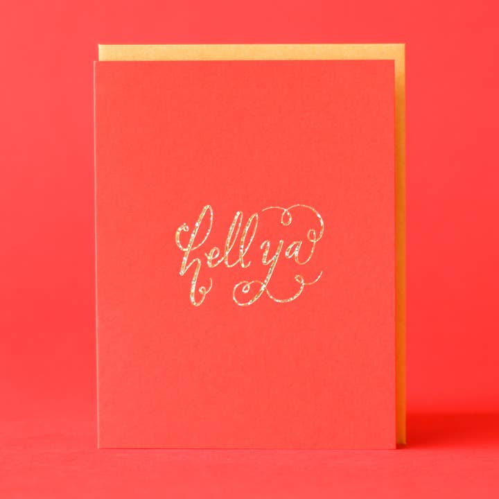 M.C. Pressure - Wholesale Everyday Greeting Card - Hell Ya Greeting Card0
