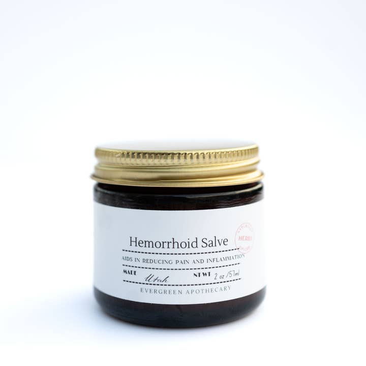 Evergreen Apothecary – wholesale Läkande salva/balsam/kräm – Hemorrojdsalva, växtbaserade läkemedel