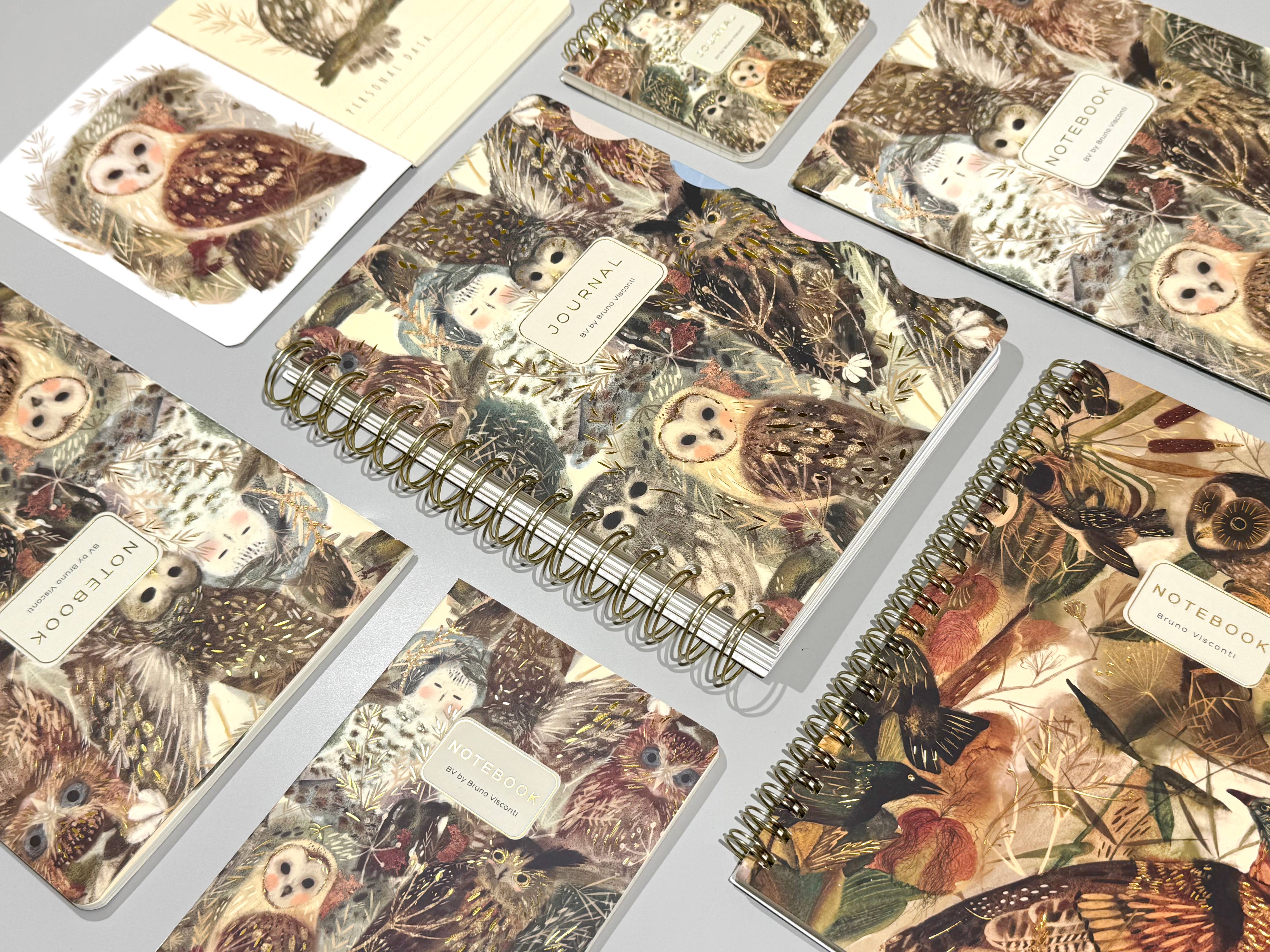 BV by Bruno Visconti - Wholesale Notebook - Owls Notebook22