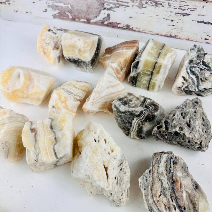 Rock Paradise - Wholesale Spiritual Stone/Crystal - Crystal Mexican Onyx Rough Stone Chunk -YOU CHOOSE WEIGHT1