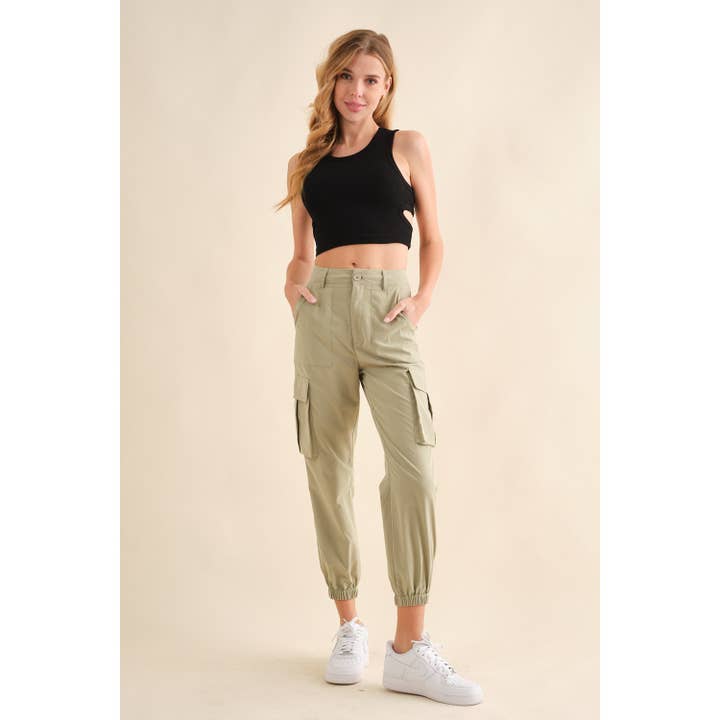 Hersy - Wholesale Athletic Sweatpants/Joggers - Women's - Cargo Jogger Pants-HP00296