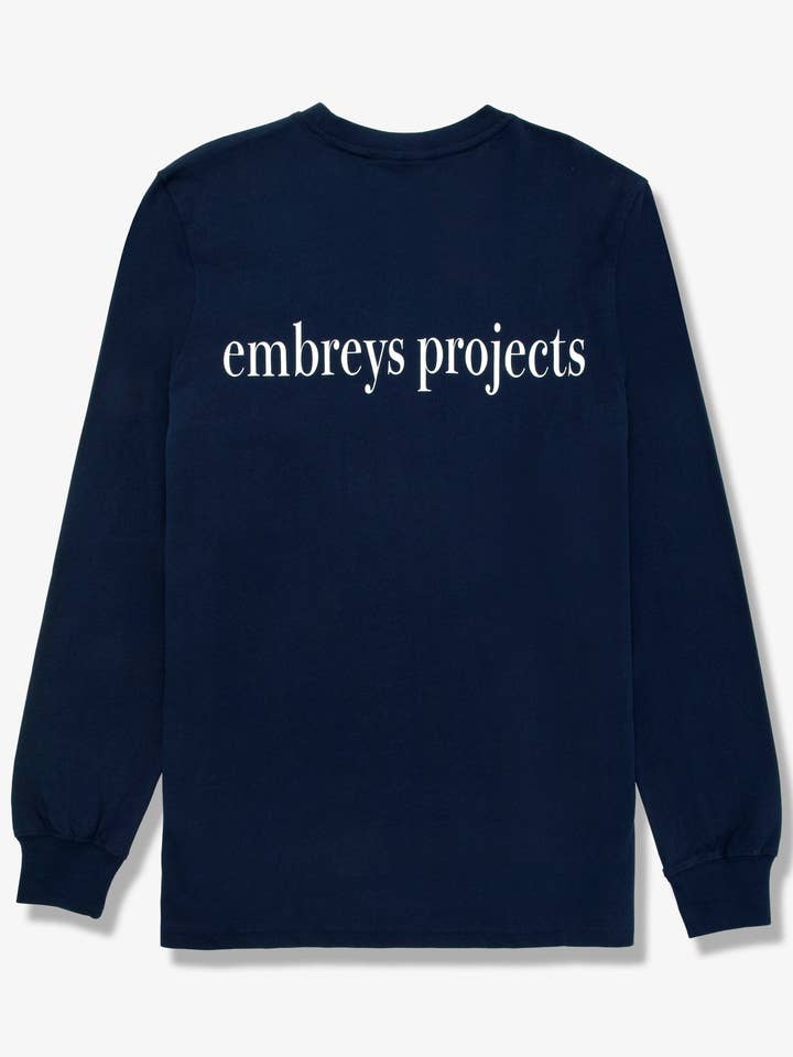 FRANK T-SHIRT LONGSLEEVE - PAGEANT BLUE for wholesale by embreys projects®