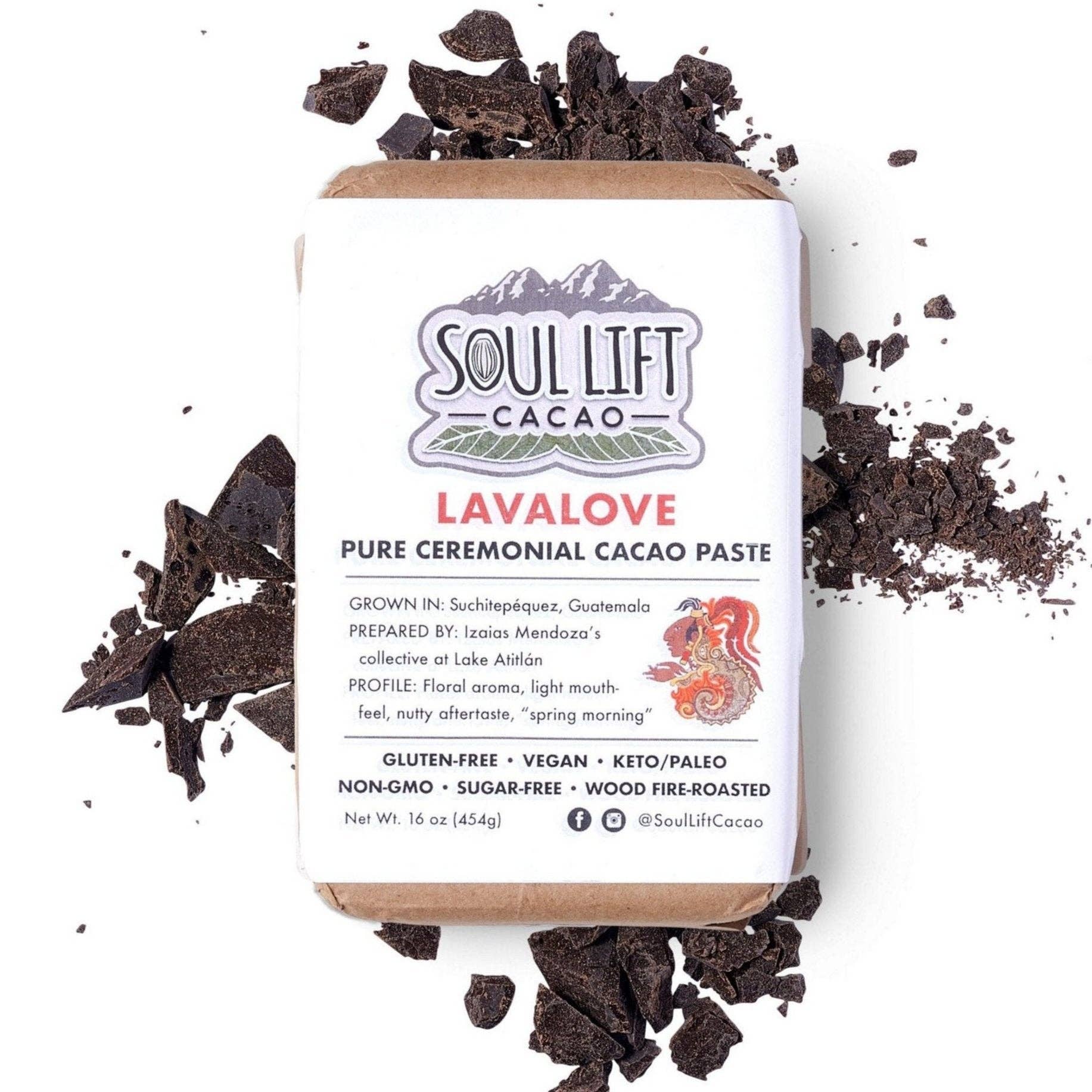 Soul Lift Cacao - Wholesale Hot Cocoa Mix/Kit - Lavalove 100% Pure Ceremonial Cacao Paste from Guatemala0