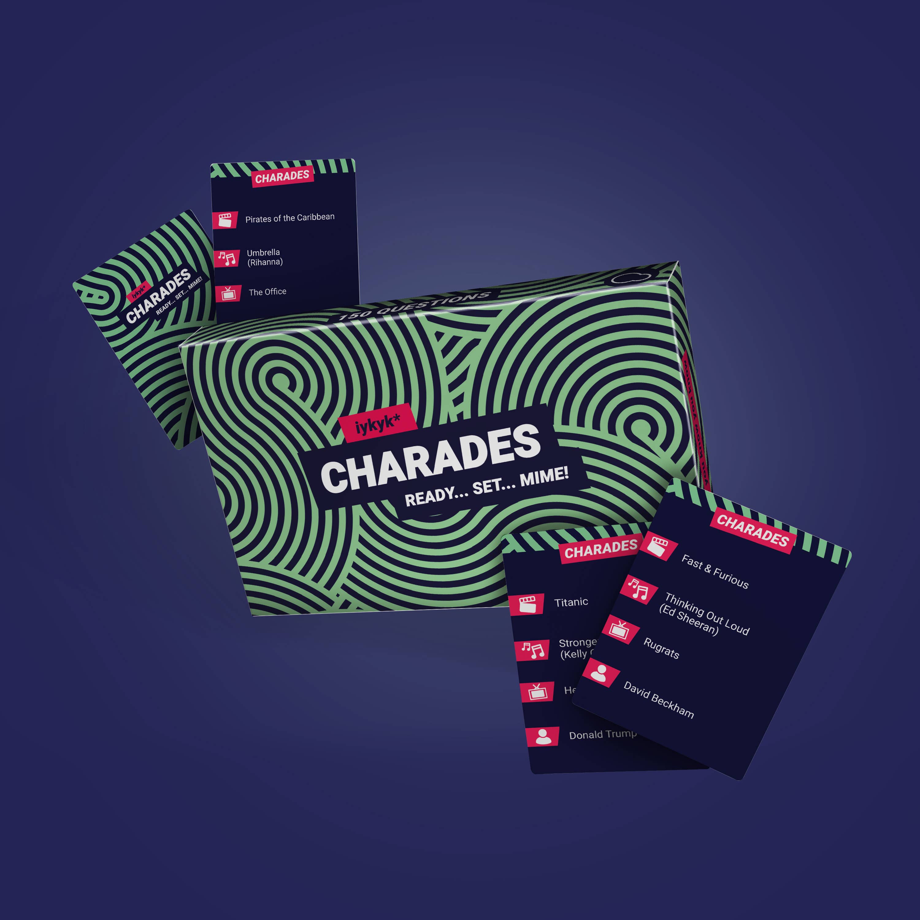 Bubblegum Stuff UK - Wholesale Card Game - iykyk: Charades | Classic Family Game for Christmas Parties0