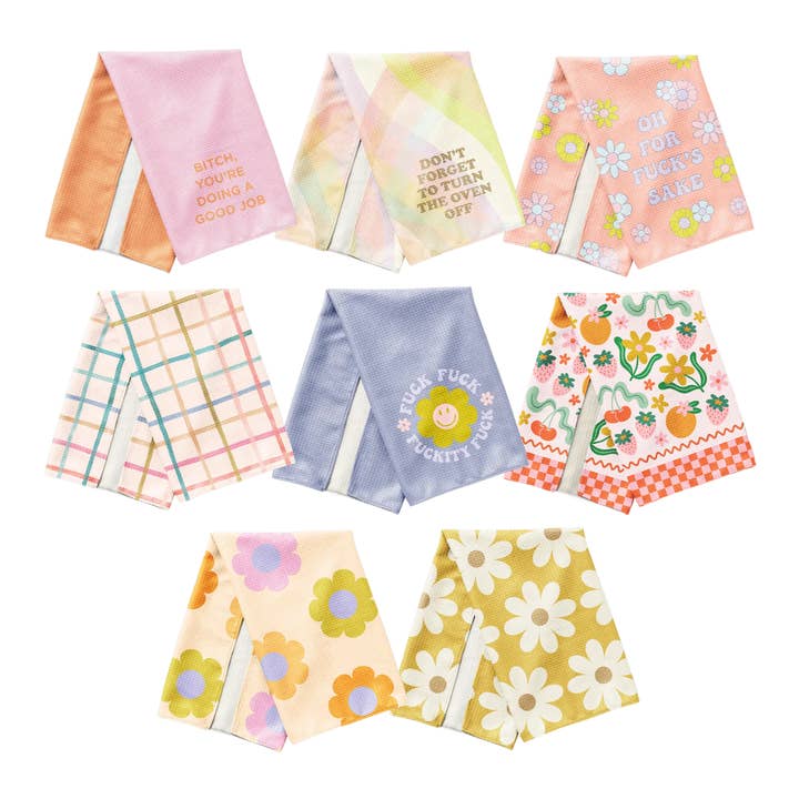 Talking Out of Turn - Wholesale Tea Towel - Kitchen Towels (Spring, Easter, Summmer)