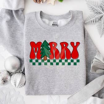 Merry Checkered Tree for wholesale by Shawberry Boutique