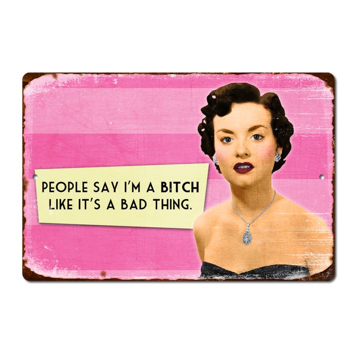 TS71 - Sinal de Metal por atacado de Black Wand Supply