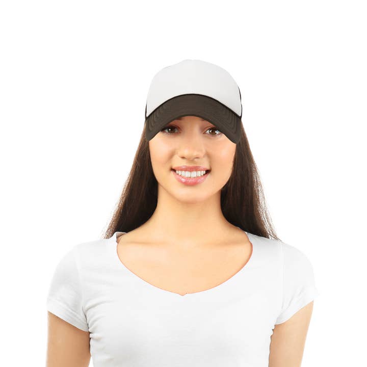 Dalix - Venta al por mayor Gorra trucker - Unisex - DALIX Trucker - Gorra de dos tonos con correa ajustable11