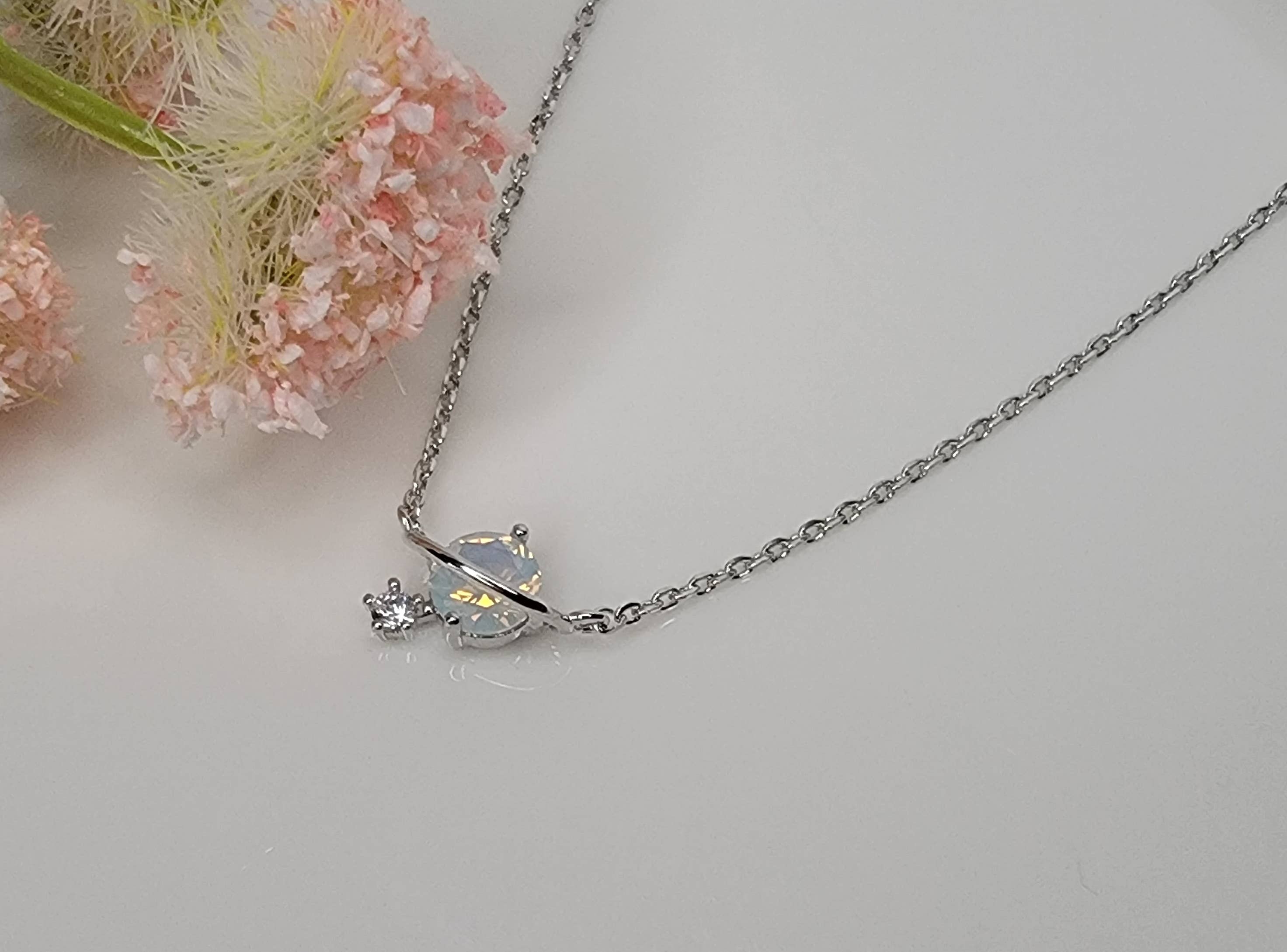 BETTYOH INC – wholesale Pendant/charm necklace – OPAL PLANET NECKLACE.6