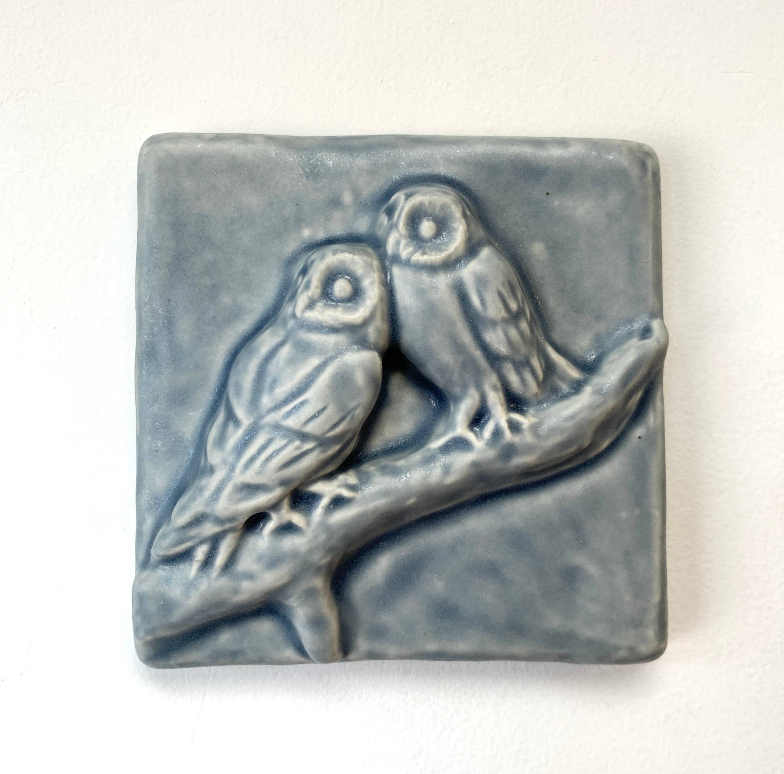 Whistling Frog Tile Inc. - Wholesale Wall Tile - Owl Friends Art Tile 4x4"8