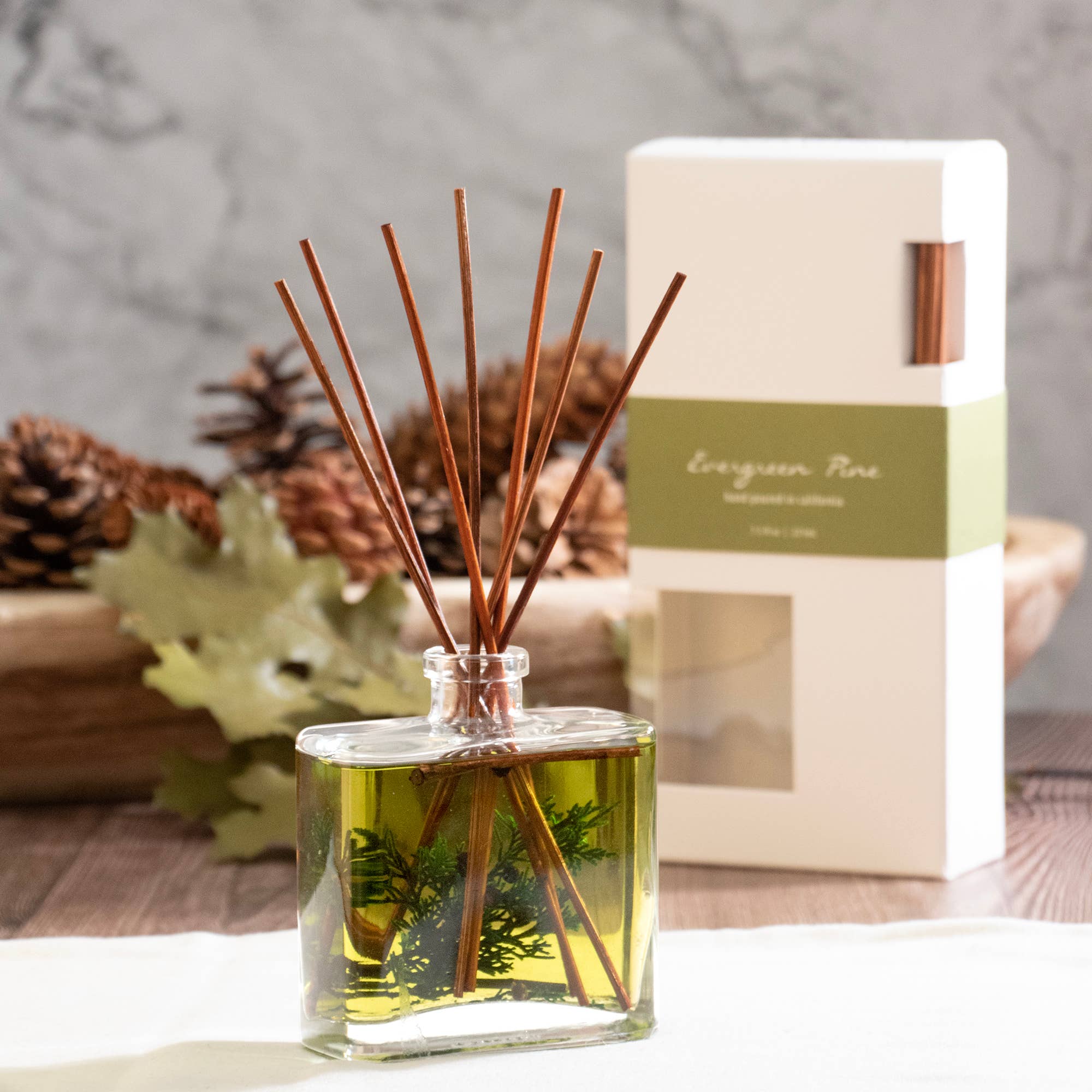 Andaluca - Wholesale Reed Diffuser - Evergreen Pine Botanical Reed Diffuser4