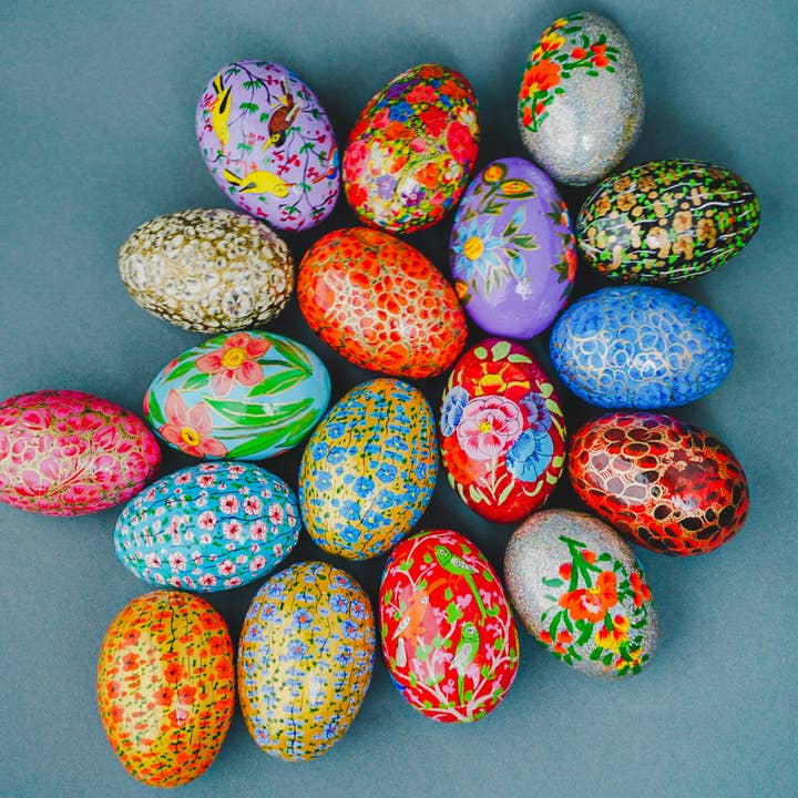 Honest love our planet - Wholesale Easter Card - 3-inch Easter Decor Eggs Collection - Assorted