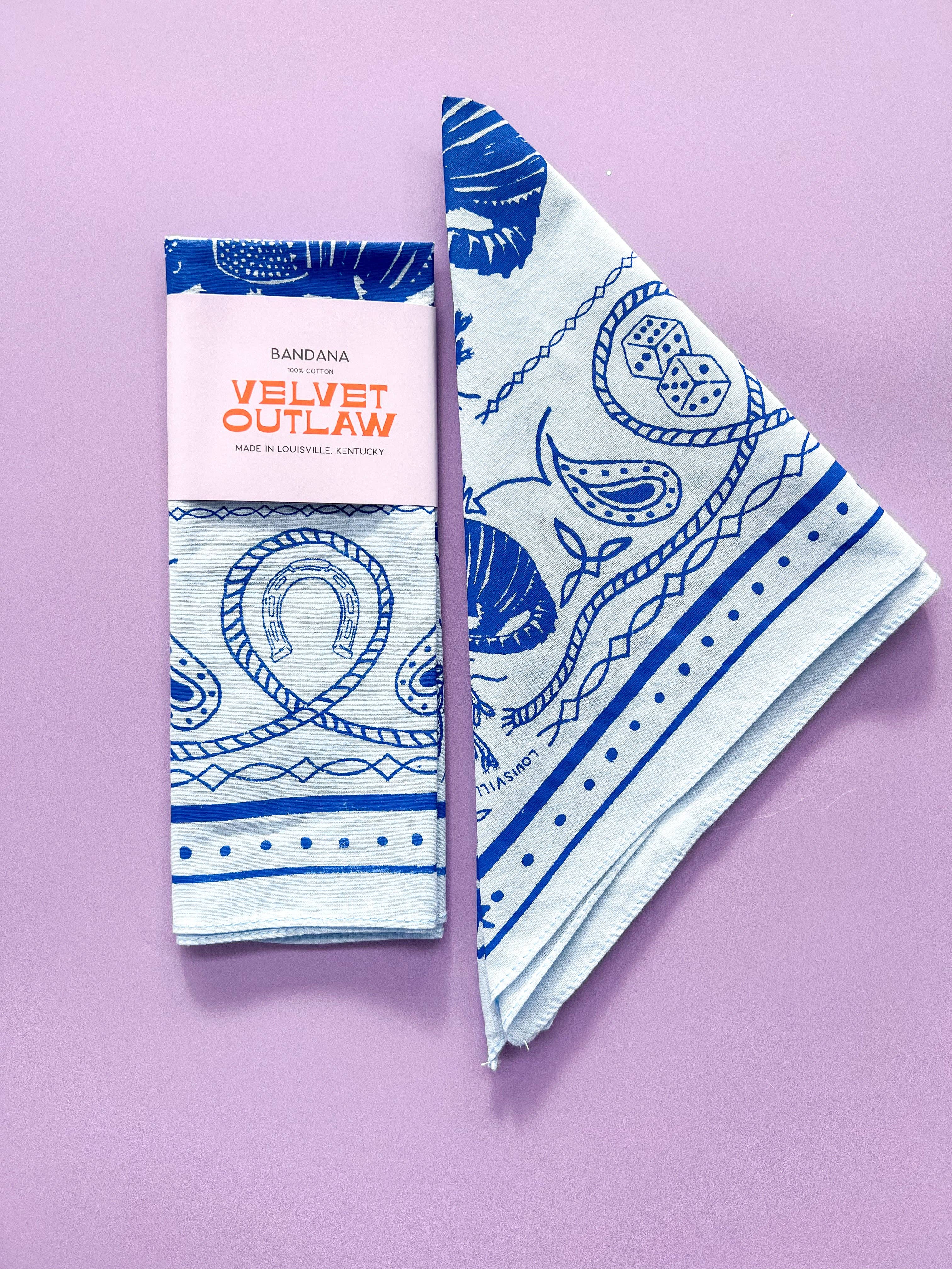 Velvet Outlaw - Wholesale Bandana - Unisex - Armadillo Cotton Bandana - Multiple Colors2