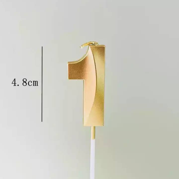 Sweetberry Treats - Wholesale Cake Candle - Geometric Number Birthday Candle2