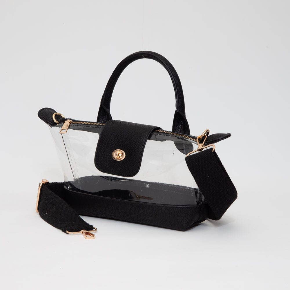 MiMi Wholesale - Vente Sacoche – femme - TG10701 Stella Mini Sac à Main/Bandoulière Transparent0