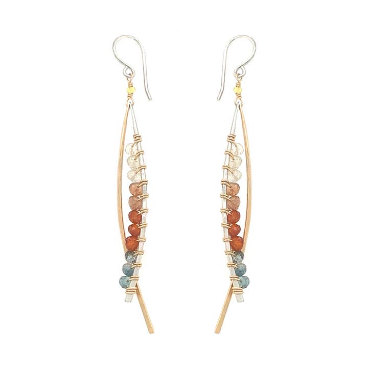 Orecchino a Swoop Ombre Autunnale per la vendita all'ingrosso da parte di Vannucci