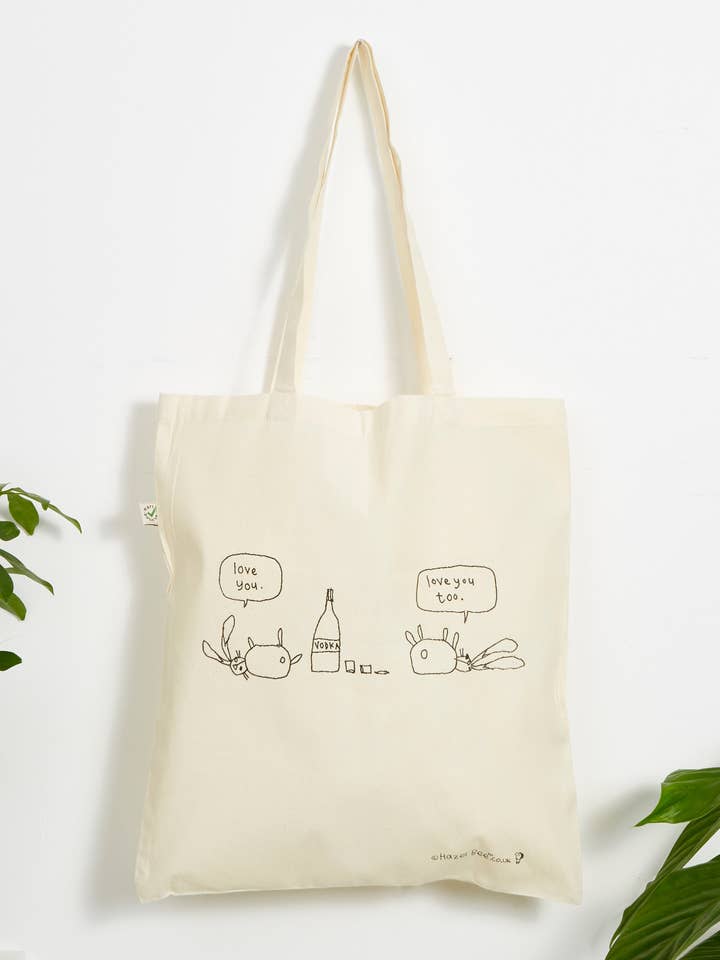 Vodka Rabbits Bag for wholesale by Hazel Bee