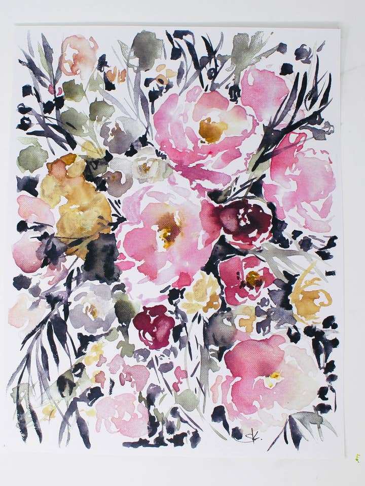 Collezione Posy - Fresh Spring Floral - Casa Semplice e Moderna per la vendita all'ingrosso da parte di Shelby Kregel Art and Design