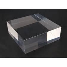 Plasticmart - Wholesale Decorative Tabletop Object - 1.00" Clear Acrylic/Lucite Blocks and Bases all sizes7