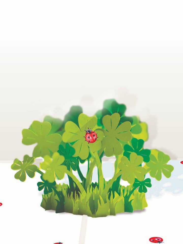 Biglietto Auguri Origami 3D Good Luck per la vendita all'ingrosso da parte di ORIGAMI EDITORE SRL