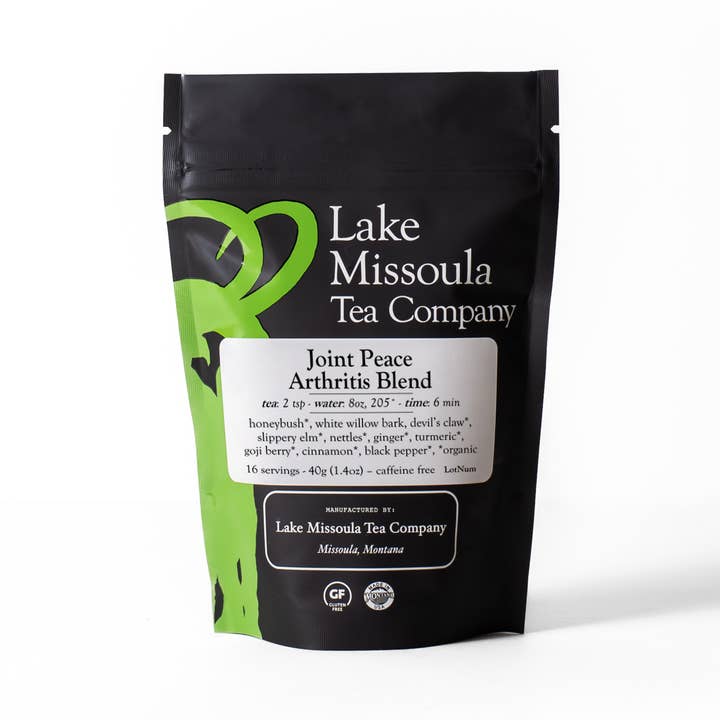 Mélange Joint Peace pour l’arthrite, tisane en vrac, 2 oz pour la vente par Lake Missoula Tea Company