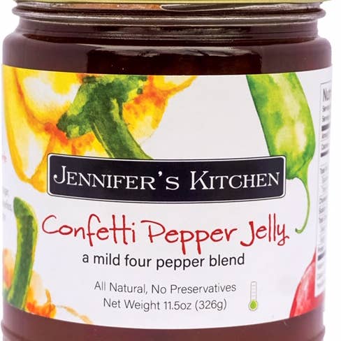 Jennifer's Kitchen - Wholesale Jam/Jelly - Confetti Pepper Jelly - 11 oz - CASE of 121