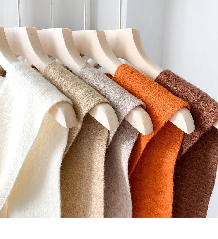 VividLux - Wholesale Wrap - Women's - Cozy Colorblock Knit Shawl12