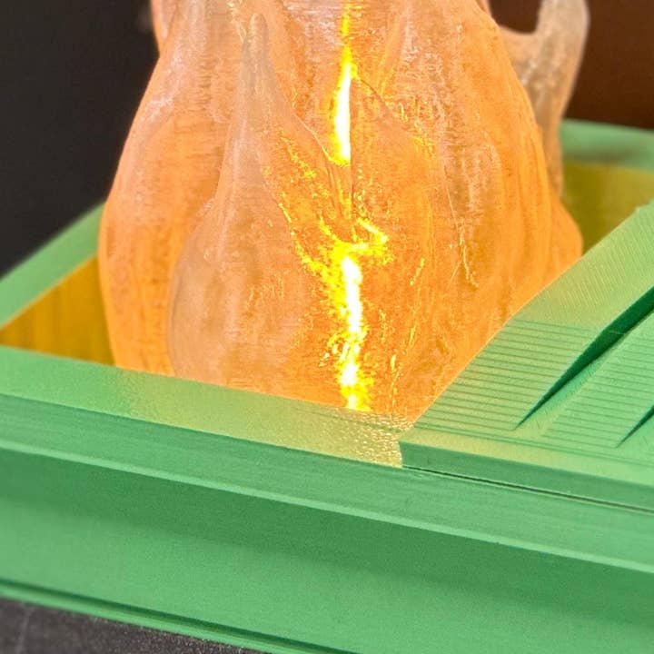 <3 Studio – wholesale Accent/desk lamp – Customizable Dumpster Fire Desk Organizer Lamp8