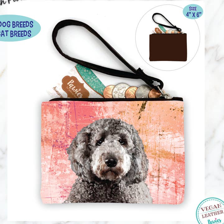 Doodle Grå møntpung • Gulvdisplay valgfri for engroshandel hos pawies