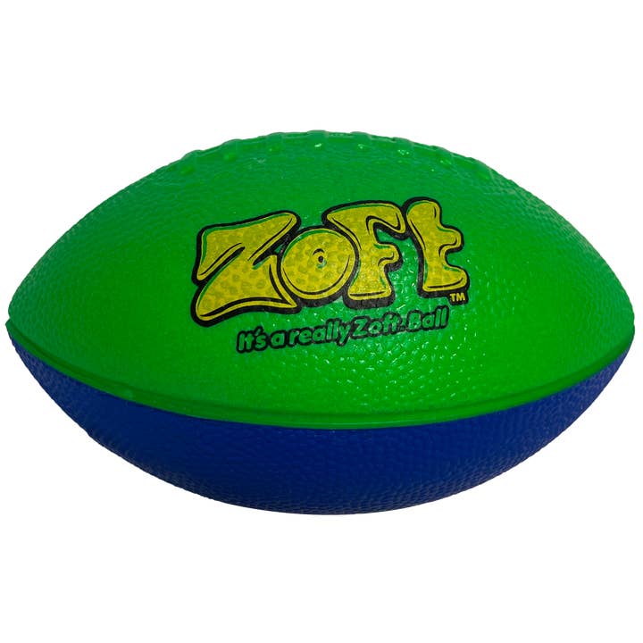 Wishbone Products - Wholesale Sports Ball - Kids - Zoft 9" Foam Football – Assorted Colors 12pc PDQ Display1