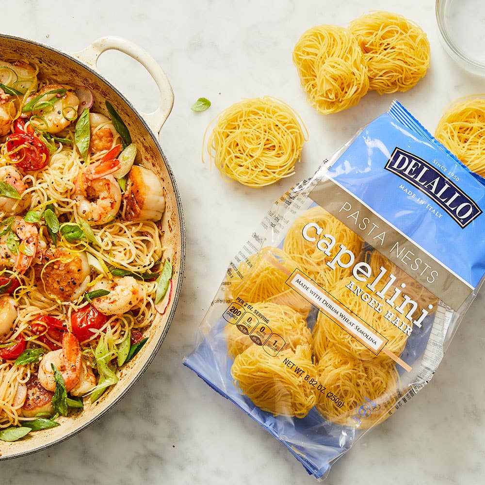 Delallo - Wholesale Pasta - Capellini (Angel Hair Nests)7