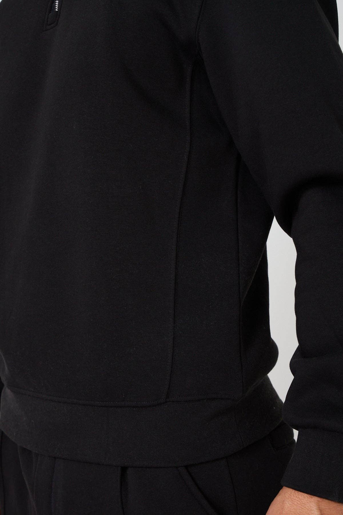 TOP MONDAY - Wholesale Tracksuit - Men's - Oversized Half-Zip Sweatshirt7