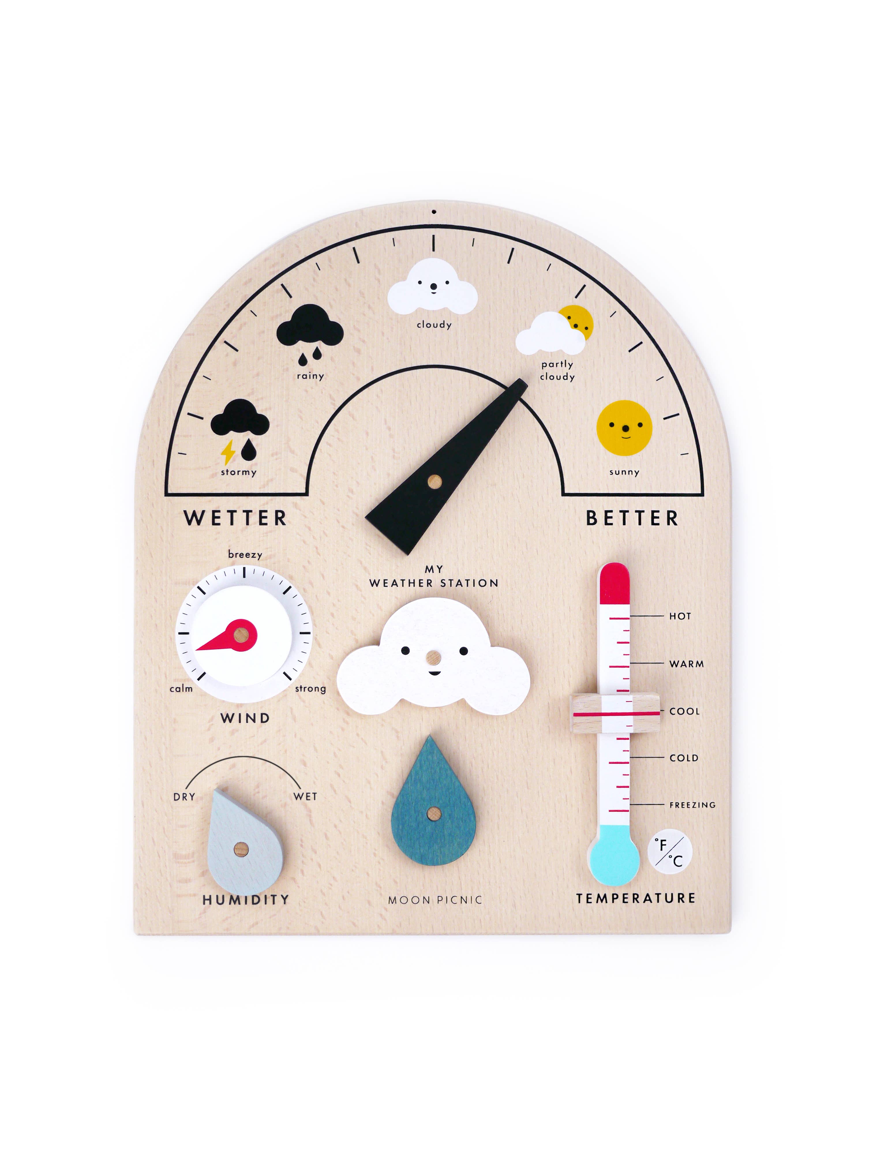 Moon Picnic - Wholesale Wood Toy - Kids - My Weather Station1