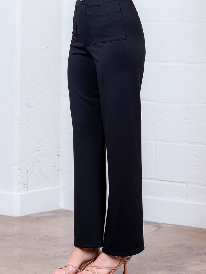 Black BP10005T-ANTRO FRONT POCKET PANT for wholesale on Faire1