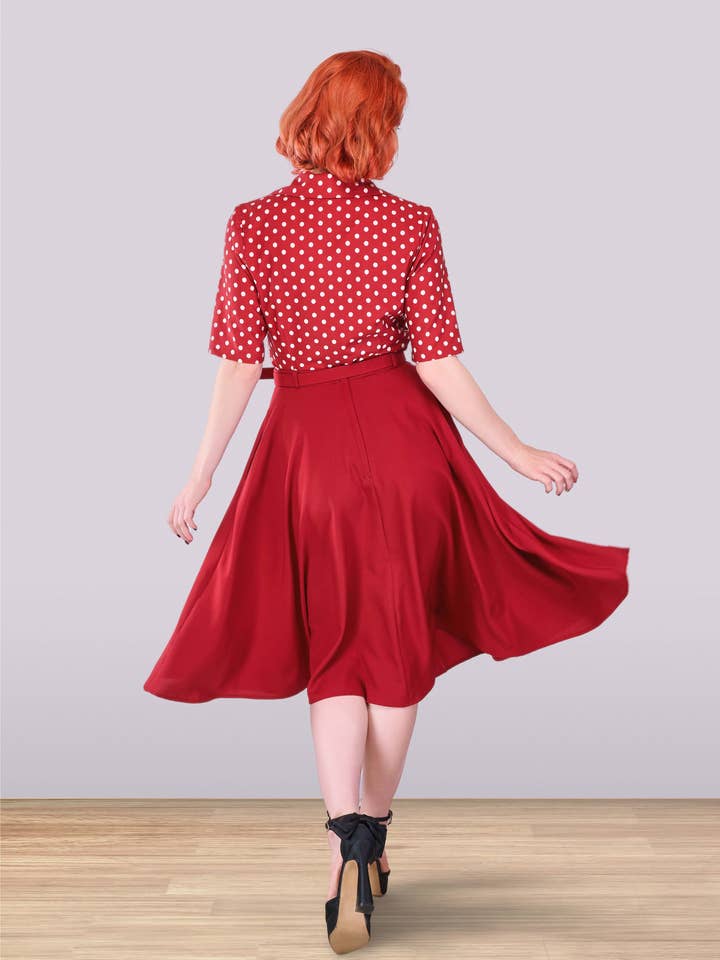 Christine Skirt Red for wholesale on Faire1