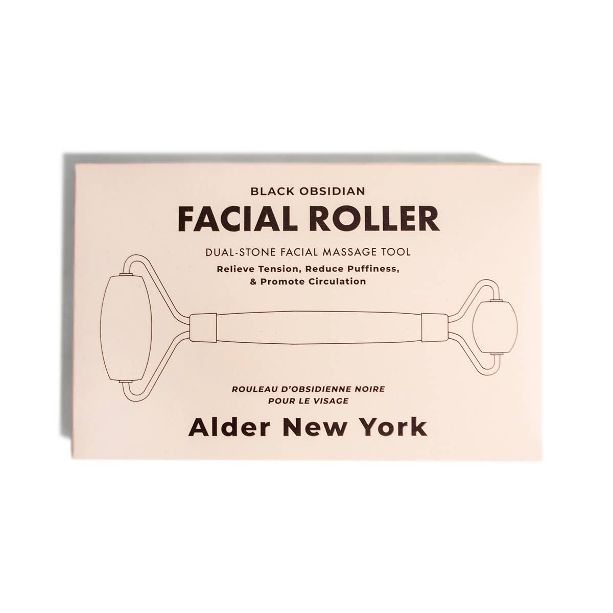 Alder New York - Wholesale Face/Beauty Roller - Black Obsidian Facial Roller1