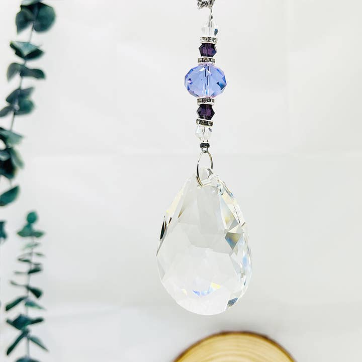 GemMeet - Wholesale Suncatcher - Amethyst Tree Of Life Sun Catcher Wind Chime 7