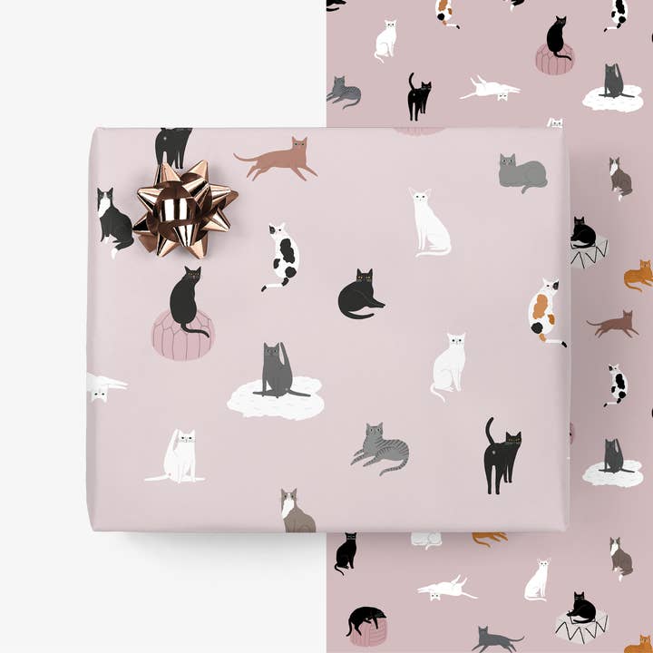 typealive - Wholesale Flat Wrap - Gift sheets/Petisfaction “CATS”1