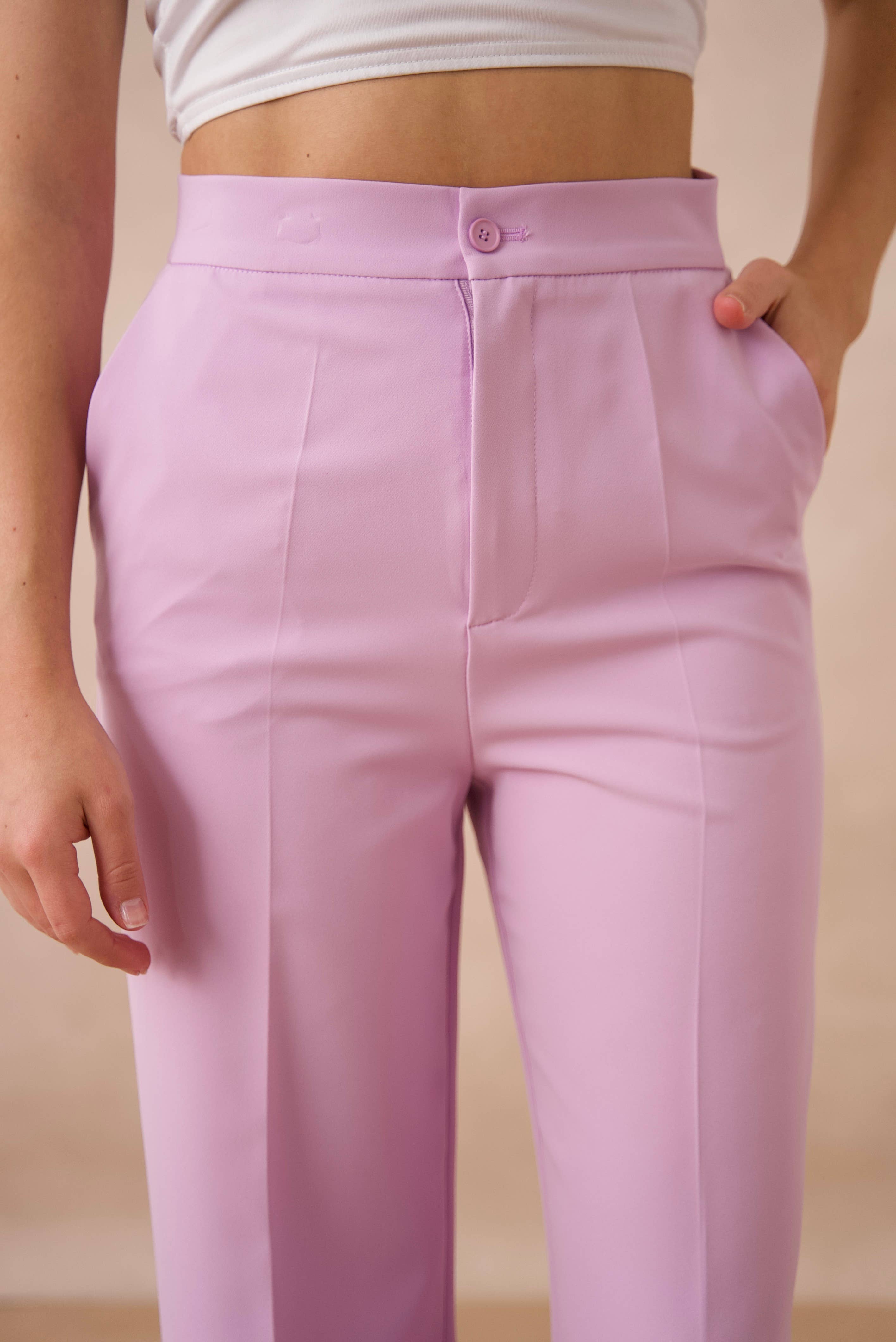 Attentif Paris - Vente Pantalon – femme - [Timeless] Pantalon unie coupe droite21