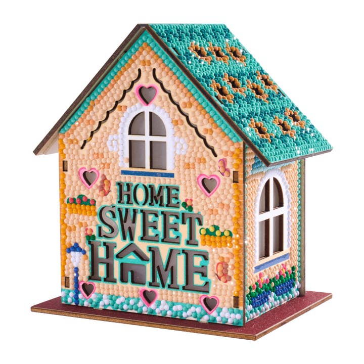 Diamond Art Club - Wholesale DIY Craft Kit - Gem House - Home Sweet Home8