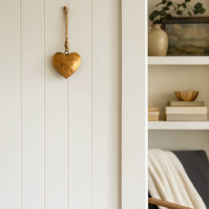 Matr Boomie Fair Trade - Wholesale Wind Chime - Alaya Heart Wind Chime - Rustic Bell3