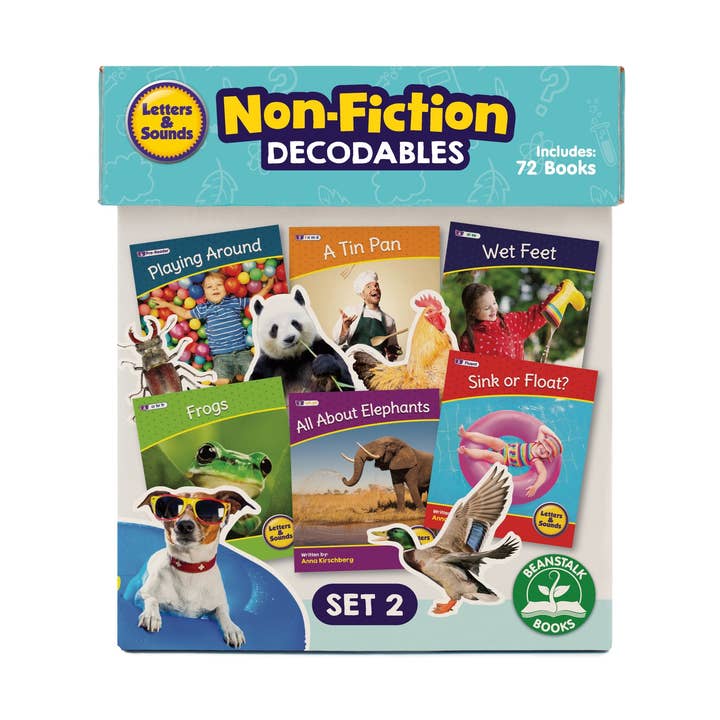 Letras y Sonidos — Conjunto 2: No ficción (estuche) para venta al por mayor de Junior Learning Inc.